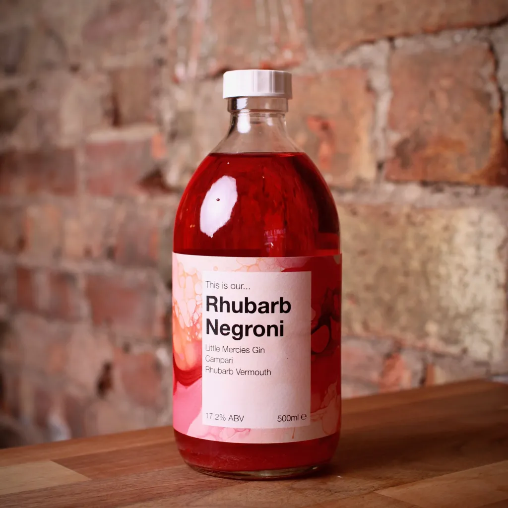 Rhubarb Negroni