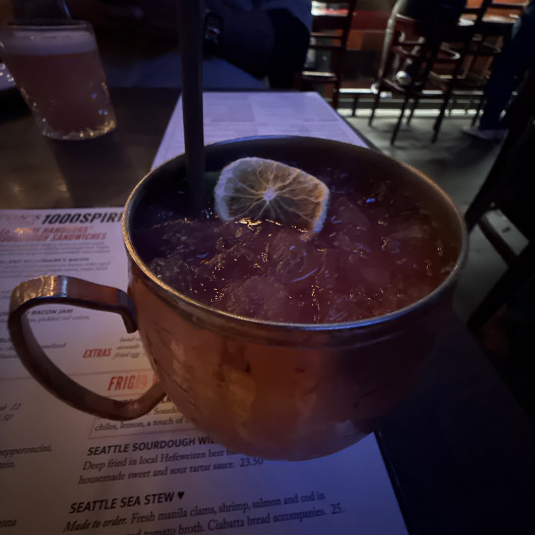 Basil Blood Orange Mule