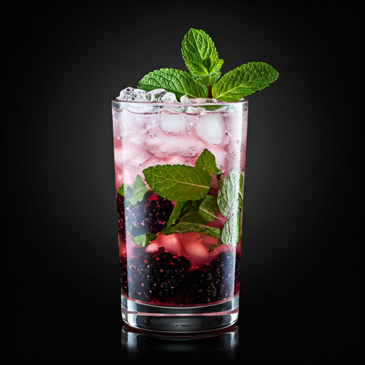 Sparkling Cranberry Mojito