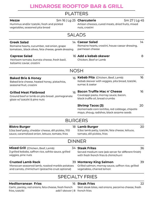 LindaRose Rooftop Bar & Grill at Hotel 1110
